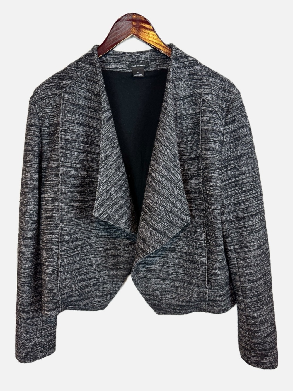 Club Monaco | Marled Open Jacket, S